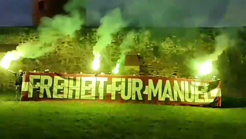 Freiheit für Manuel! Solidarische Grüße aus Anhalt nach Österreich!
