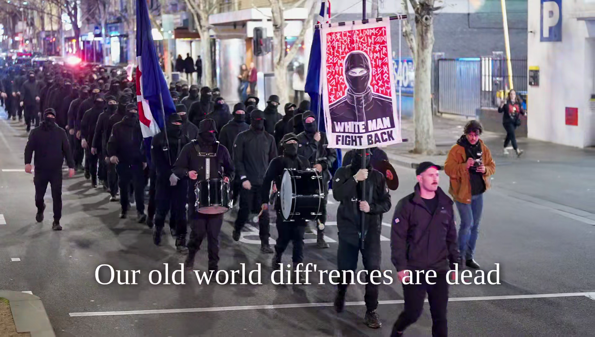 Aufmarsch des European Australien Movement / NSN