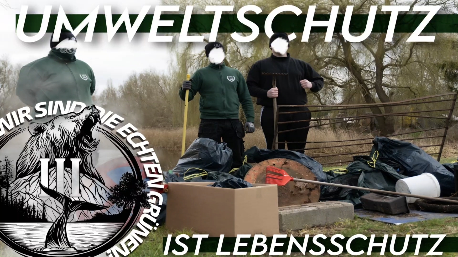 Am Karfreitag, voller Tatendrang an der Bleiche in Stavenhagen