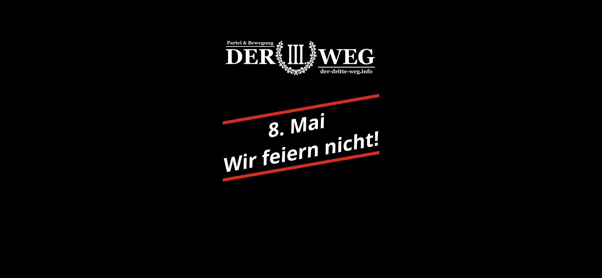 Nachgereicht aus Stuttgart: 8. Mai – Wir feiern nicht!