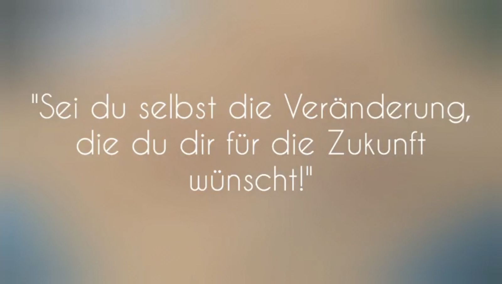 Sei die Alternative